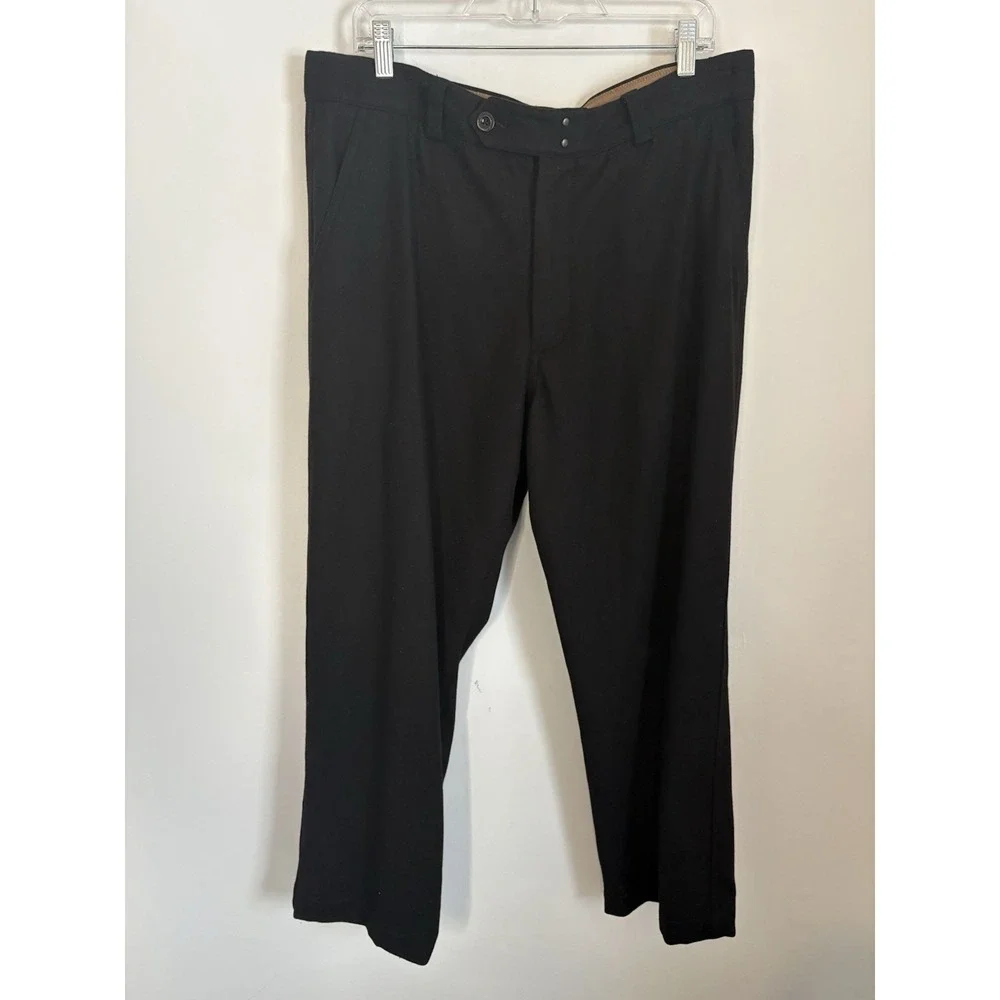 VTG Y2K Banana Republic Mens‎ 36x30 Dress Pants Wool Nylon Military Grunge